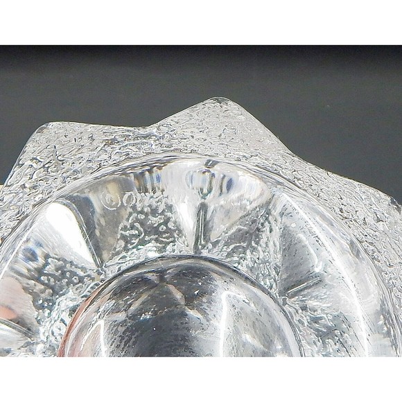 Orrefors Sweden Firefly Nimbus Artichoke Crystal Candle Holder - Picture 13 of 16